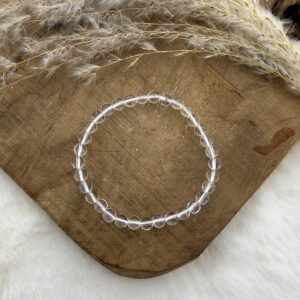 Armband Bergkristal 6mm