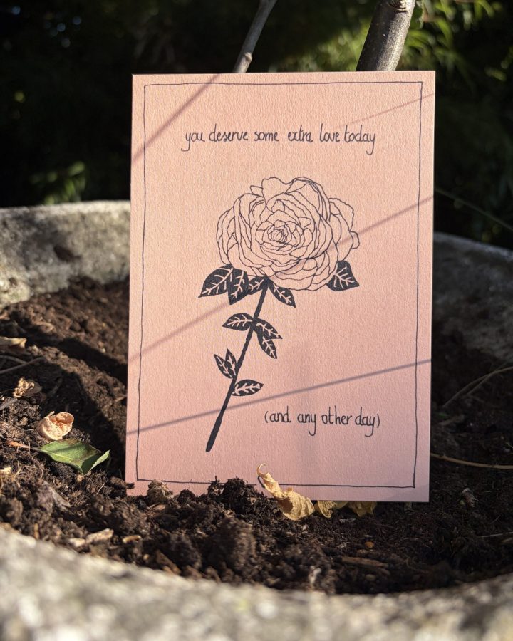 kaart 'You deserve some extra love today'
